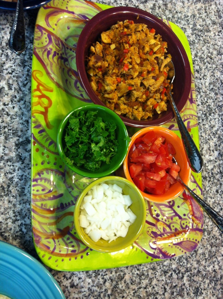 Tofu taco meat